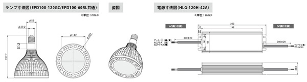 EPD100寸法図